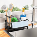 Black With Towel Rack
