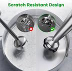 Immersion Blender Handheld Corded Hand Blenders Set 1100W, Trigger Variable Speed 5 in 1 Stick Emulsifier with Chopper, Whisk and Frother for Soup, Baby Food and Smoothies