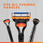 Gillette Fusion5 Razor Blade Refills for men- 12 Count – 5-Bladed with Lubrication Strip and Precision Trimmer
