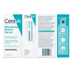 SlimBag CeraVe Resurfacing Retinol Serum with licorice root and niacinamide for post-acne marks and skin barrier repair on face