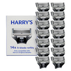 Harry's Original Razor Blades for Men - 10 Count - Premium Razor Blade Refill Cartridges - German Engineered