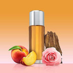 Calvin Klein Escape floral women's perfume bottle with notes of apricot, jasmine, amber, sandalwood, vanilla, and musk.