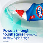 CLOROX Toilet Bowl Cleaner Clinging Bleach Gel, Ocean Mist, 24 Fl Oz, Pack of 2 (Package May Vary)