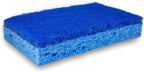 Amazon Basics Non-Scratch Scrub Sponges, Safe on Non-stick Cookware, Blue, 6 Count