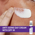 CeraVe Anti-Aging Face Cream SPF 30 with retinol, hyaluronic acid, and ceramides in a 1.76 oz jar, designed for wrinkle reduction.