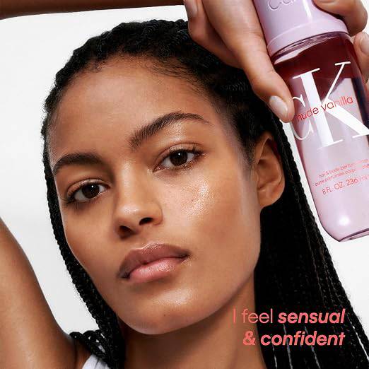 Calvin Klein Hair & Body Perfume Mist featuring hydrating, fruity, floral, vanilla scents for women and men, refreshing skin all day.