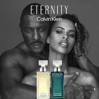 Calvin Klein Eternity floral women's perfume bottle with white lily, rose, sandalwood, and amber, long-lasting fragrance.