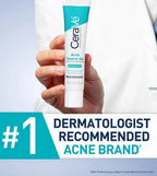 SlimBag CeraVe Acne Control Gel bottle with pump, skincare product for acne-prone skin, displayed on a white background.