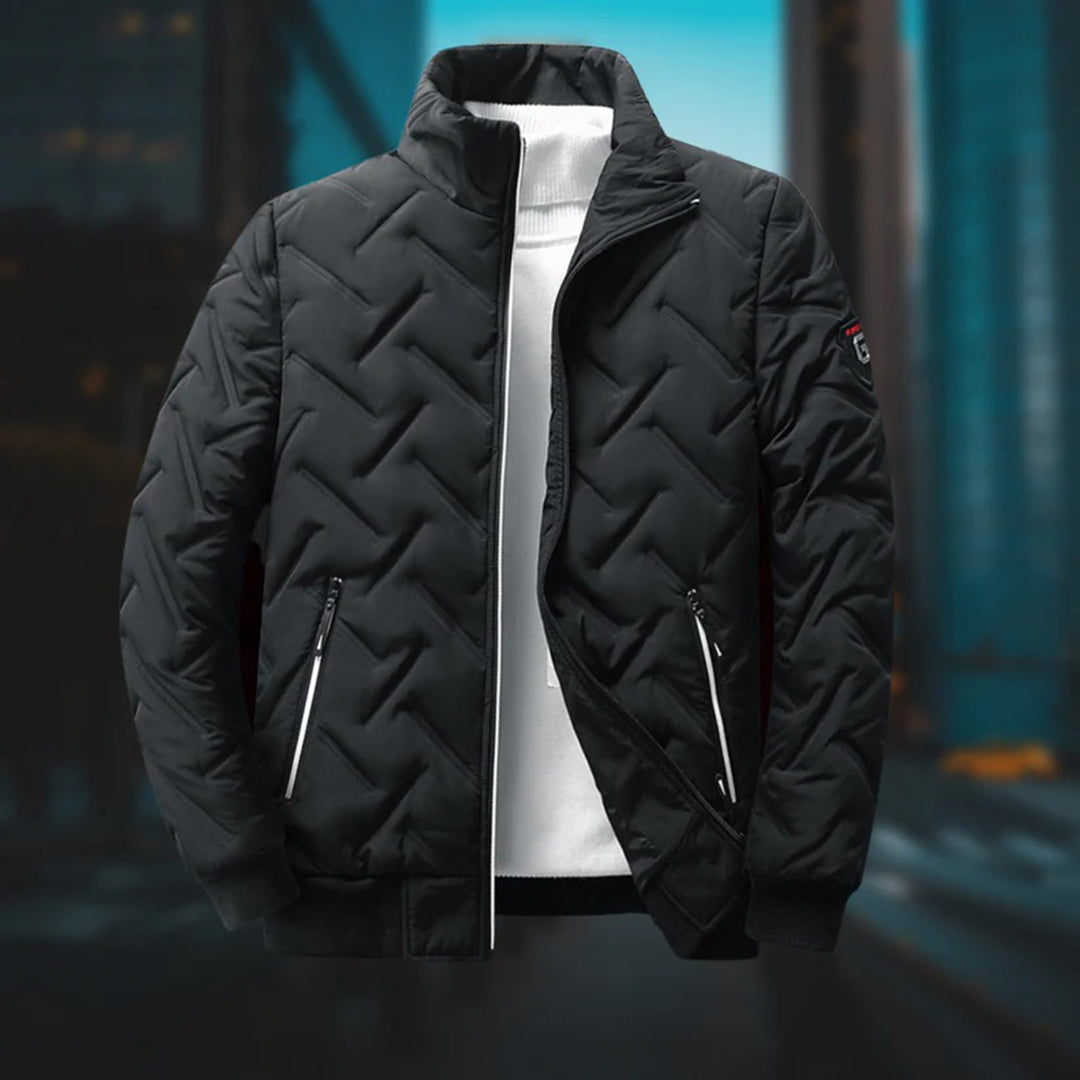 Men’s fashion jacket with plush lining