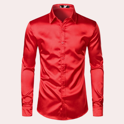 Stylish men's shirt with long sleeves