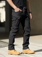 Men's Trousers | Stretch Cargo Pants Multi-Pocket - photo 2