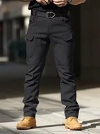 Men's Trousers | Stretch Cargo Pants Multi-Pocket - photo 6