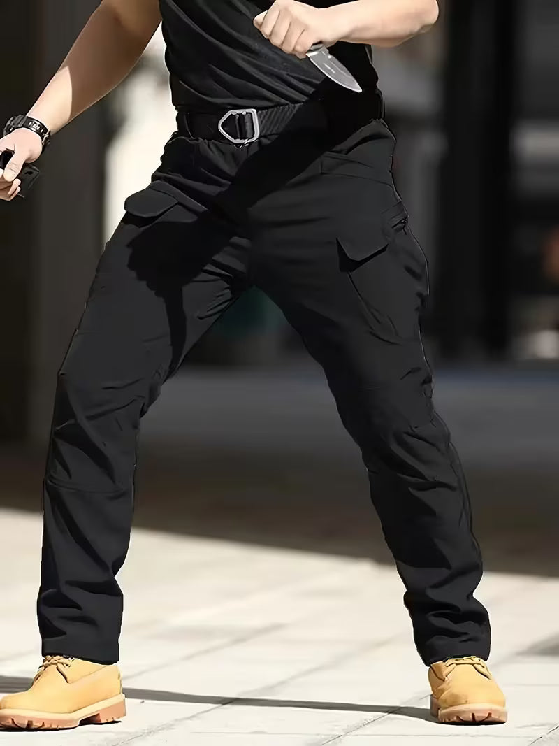 Men's Trousers | Stretch Cargo Pants Multi-Pocket - photo 7