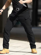 Men's Trousers | Stretch Cargo Pants Multi-Pocket - photo 7