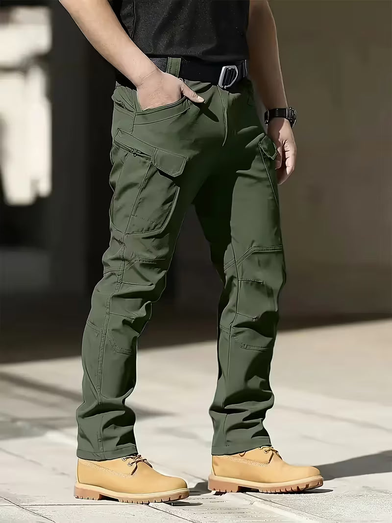 Men's Trousers | Stretch Cargo Pants Multi-Pocket - photo 4