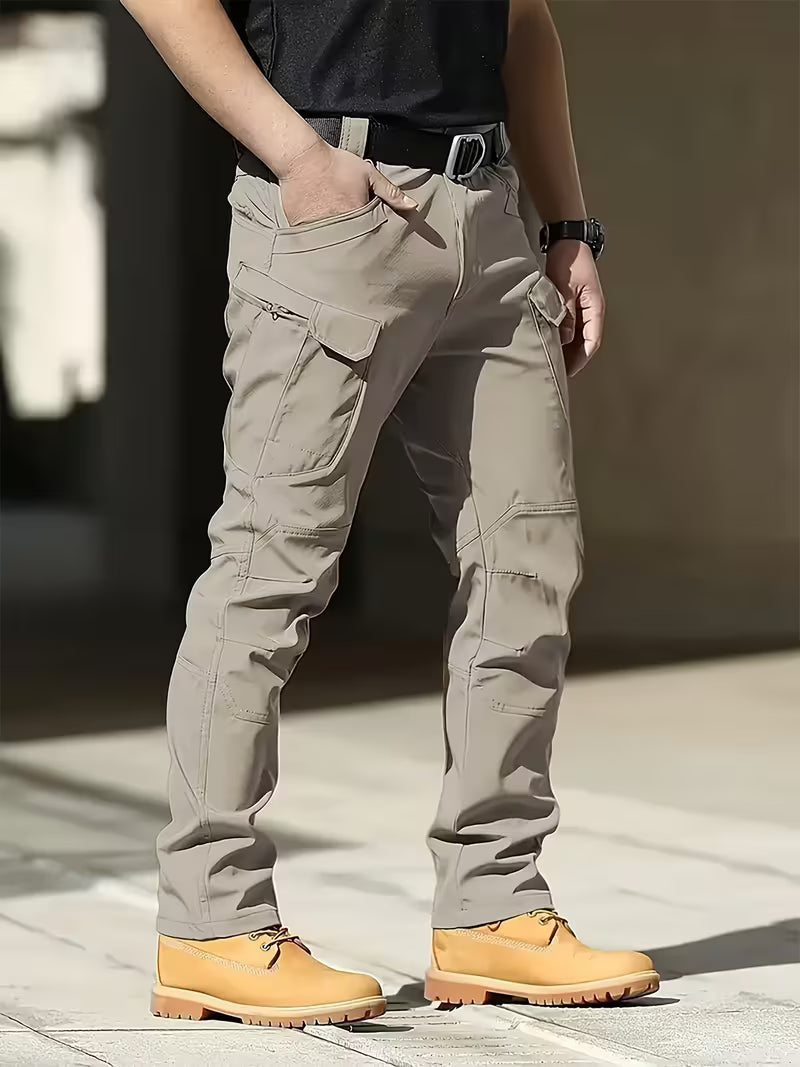 Men's Trousers | Stretch Cargo Pants Multi-Pocket - photo 5