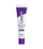 CeraVe Skin Renewing Brightening Lotion with SPF 30 in a sleek bottle, featuring a pump dispenser and product label.