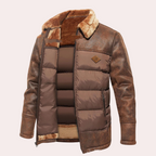 Mens Chic Quilted Winter Jacket