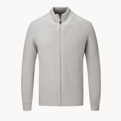 Smart Casual Zip Cardigan for Men