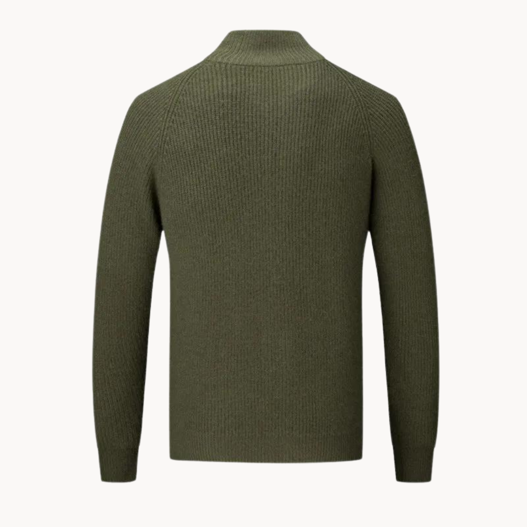Smart Casual Zip Cardigan for Men