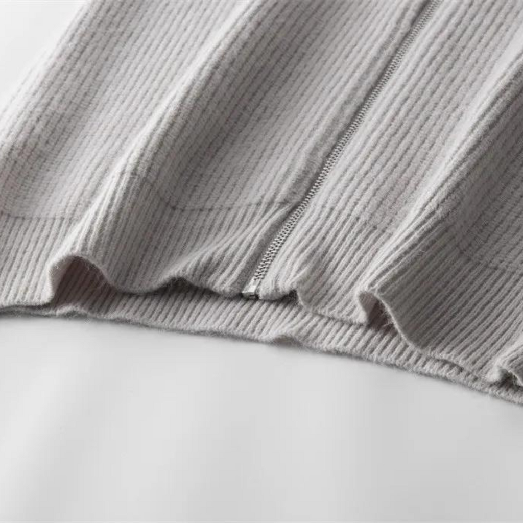 Cardigan zippé décontracté chic pour homme