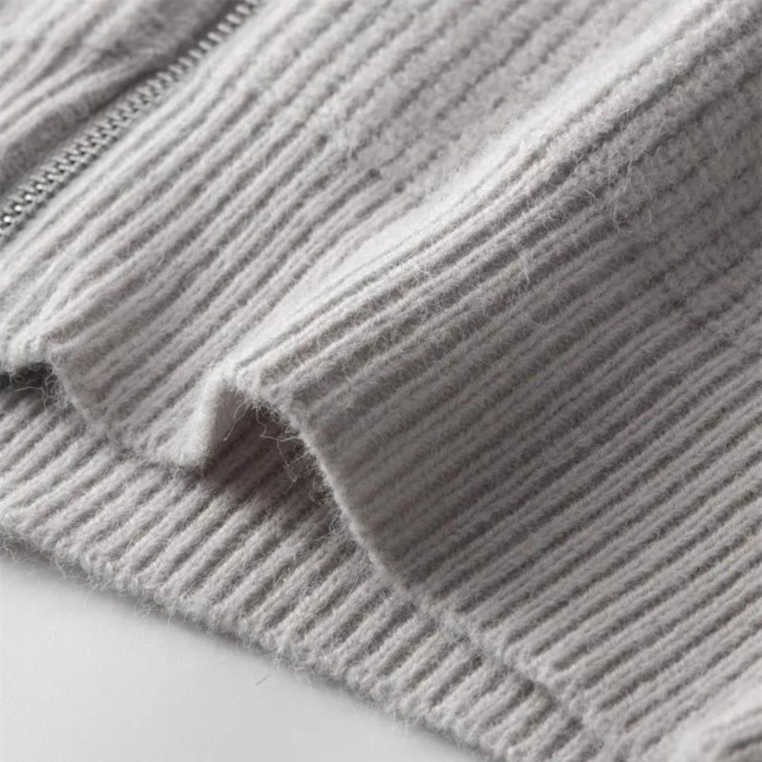 Smart Casual Zip Cardigan for Men