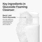 SlimBag Glucoside Foaming Cleanser in a pump bottle, showcasing its gentle facial cleanser formula.