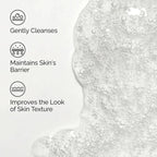 SlimBag Glucoside Foaming Cleanser in a pump bottle, showing the clear foaming formula ready for skincare use.