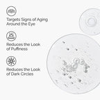 SlimBag Multi-Peptide Eye Serum in a sleek bottle, designed to reduce puffiness and fine lines around the eyes.