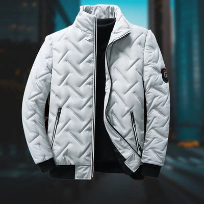 Men’s fashion jacket with plush lining