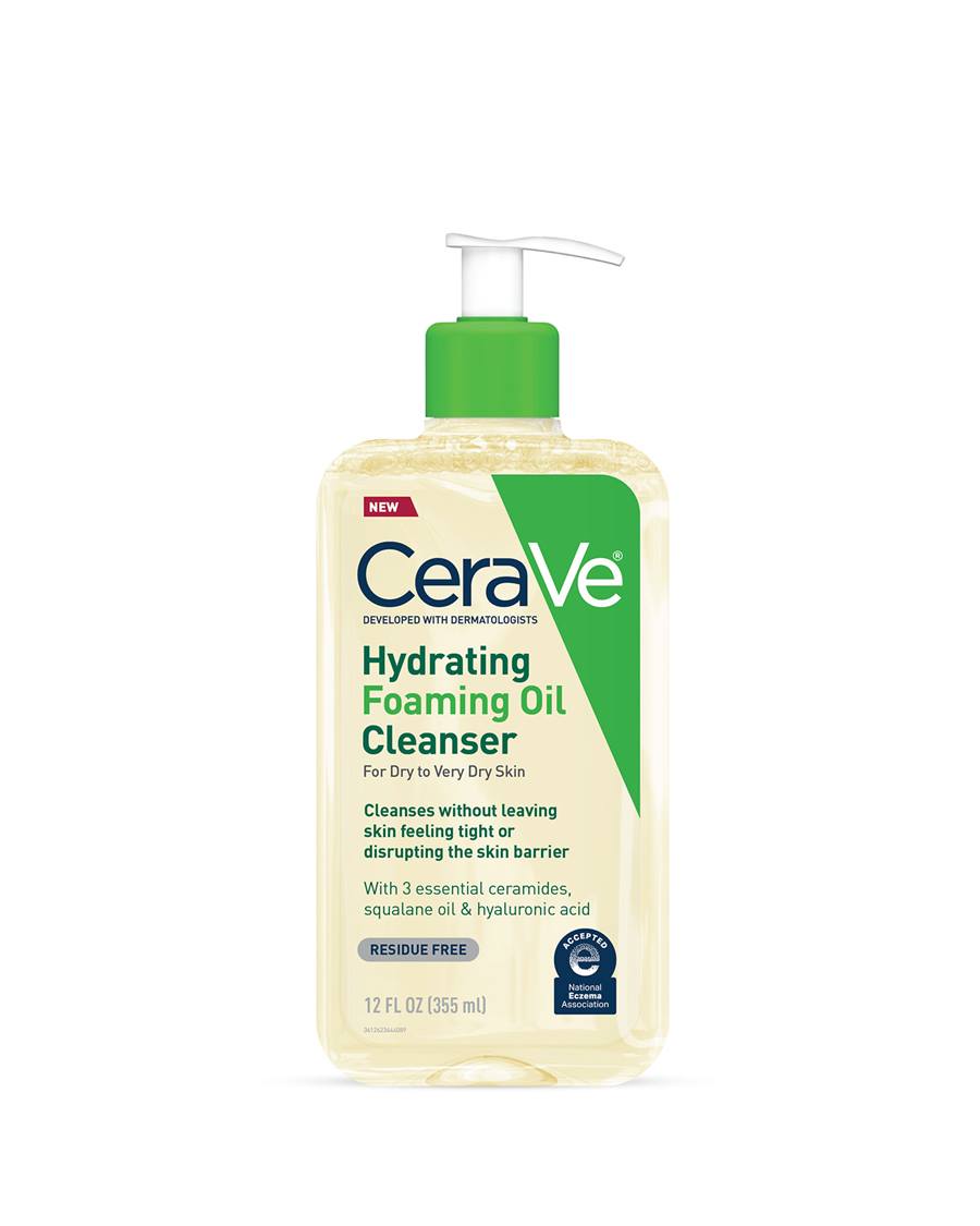 CeraVe Hydrating Foaming Oil Facial Cleanser
