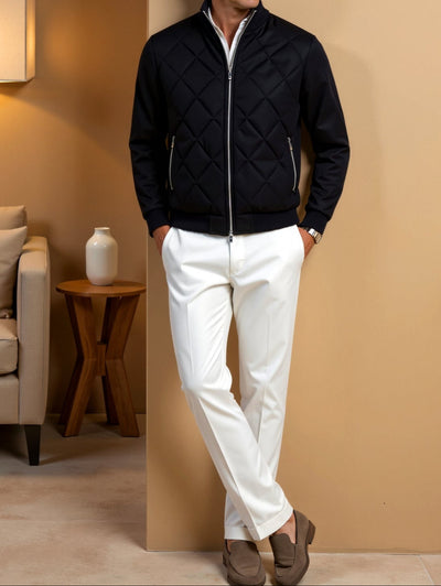 Men’s classic quilted winter jacket