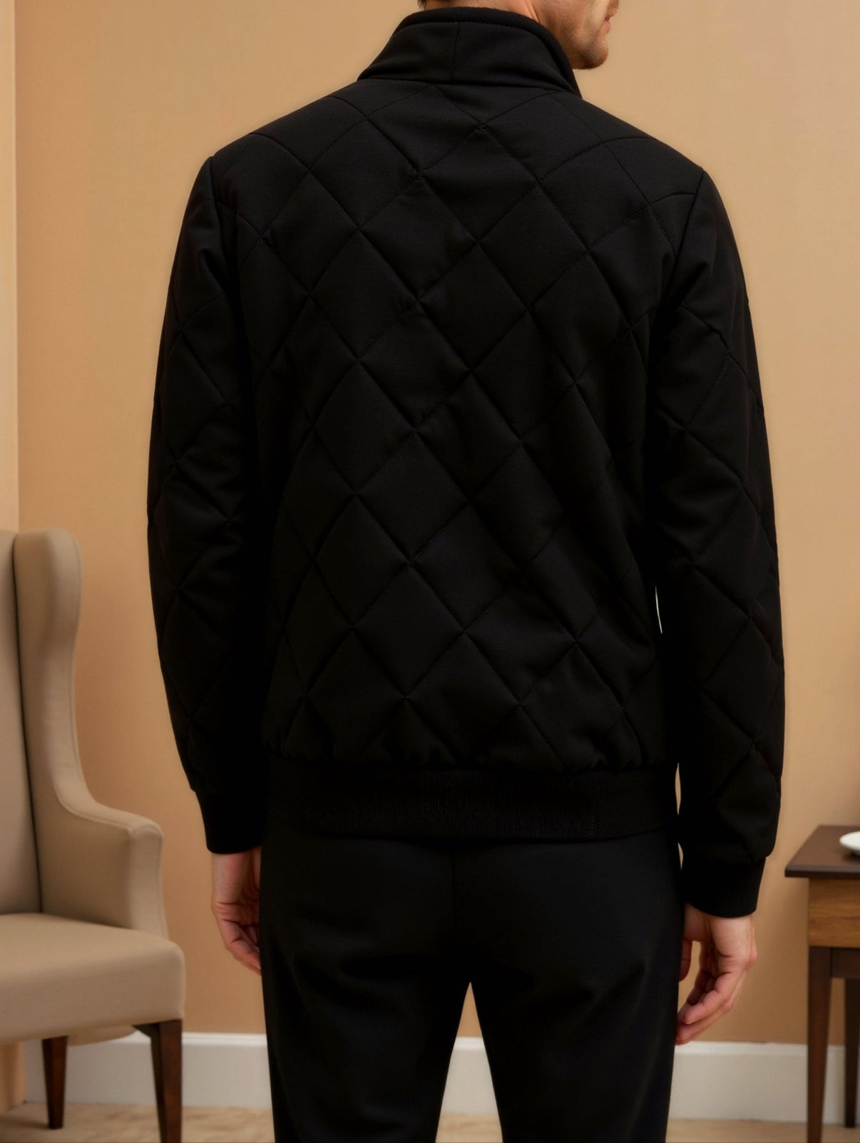 Men’s classic quilted winter jacket