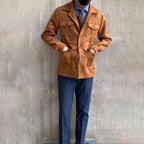 Men’s Tailored Field Jacket | Smart Four-Pocket Safari