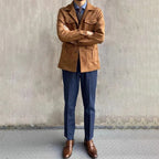 Men’s Tailored Field Jacket | Smart Four-Pocket Safari