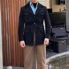 Men’s Tailored Field Jacket | Smart Four-Pocket Safari