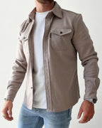 Mens Overshirt Long Sleeve Smart Casual Look
