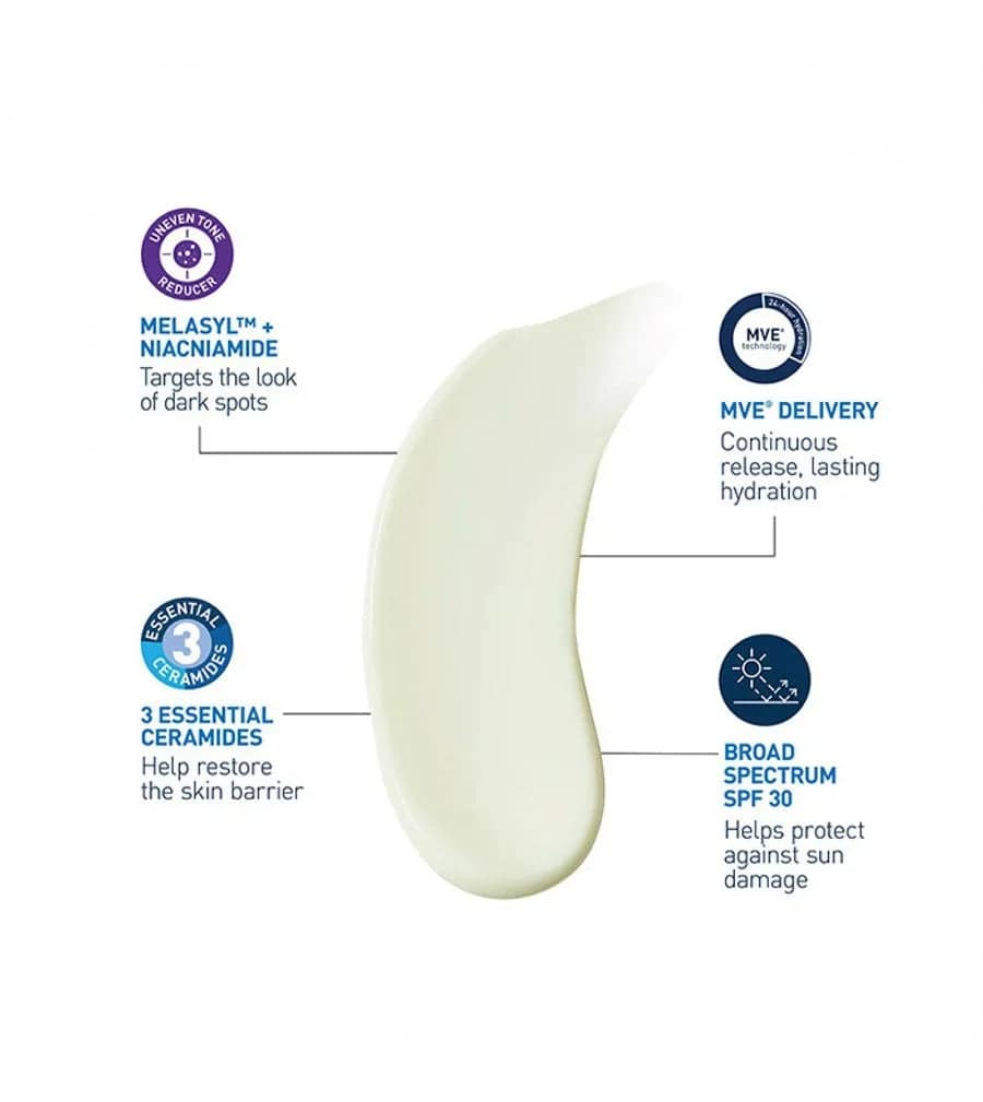 SlimBag Skin Renewing Brightening Lotion with SPF 30, featuring a sleek bottle with a pump dispenser and a bright, clean design.