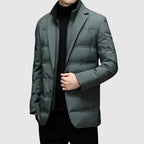 Men Padded Blazer | Quilted Jacket with Smart Fit