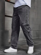 Men's Trousers | Loose Fit Cargo Pants - photo 5