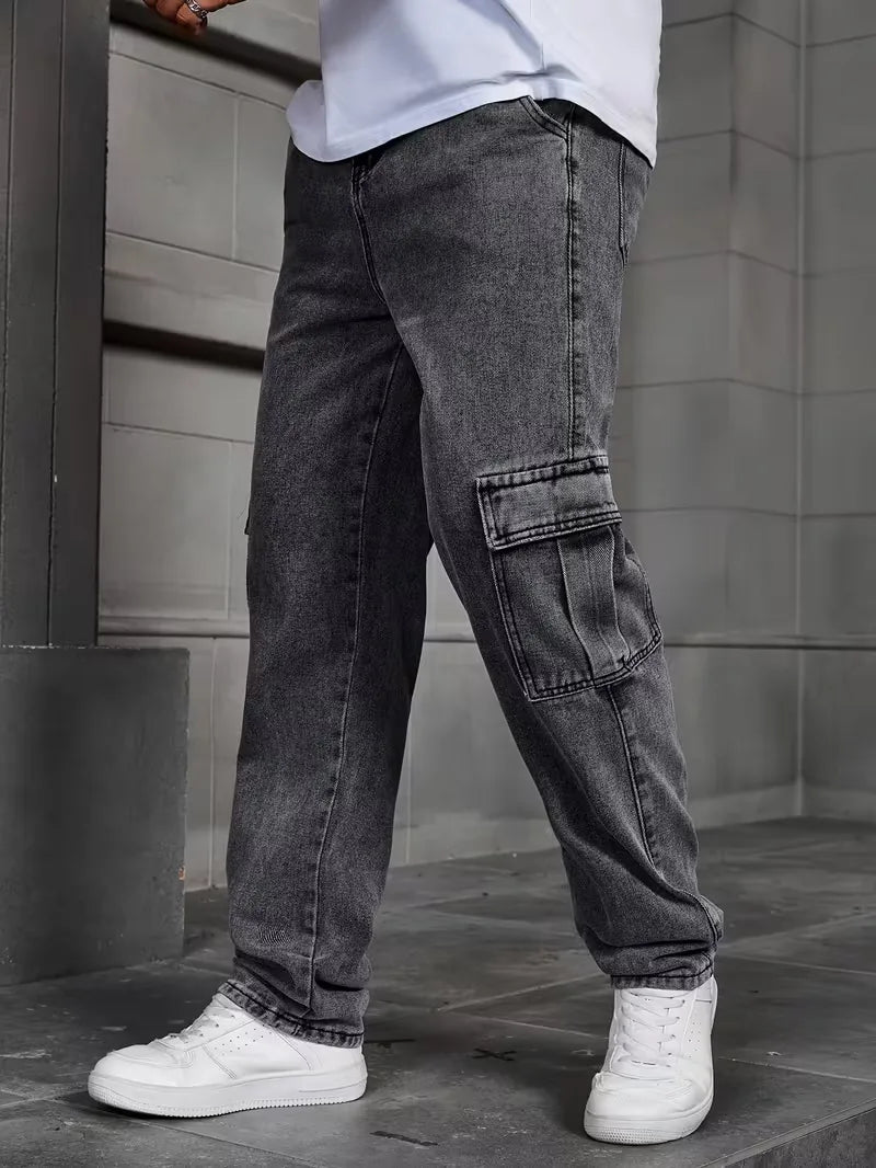 Men's Trousers | Loose Fit Cargo Pants - photo 5