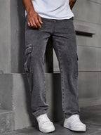 Men's Trousers | Loose Fit Cargo Pants - photo 4