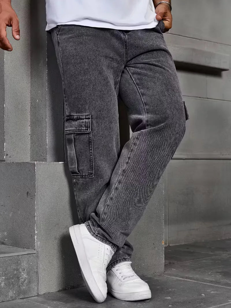Men's Trousers | Loose Fit Cargo Pants - photo 6