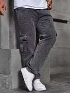 Men's Trousers | Loose Fit Cargo Pants - photo 6