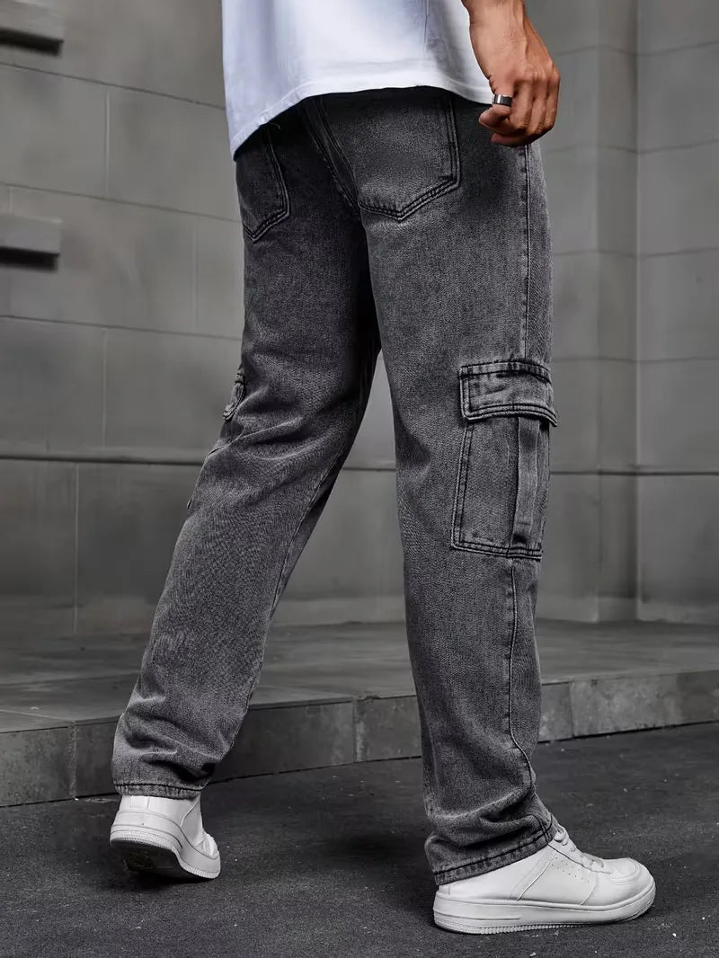 Men's Trousers | Loose Fit Cargo Pants - photo 3