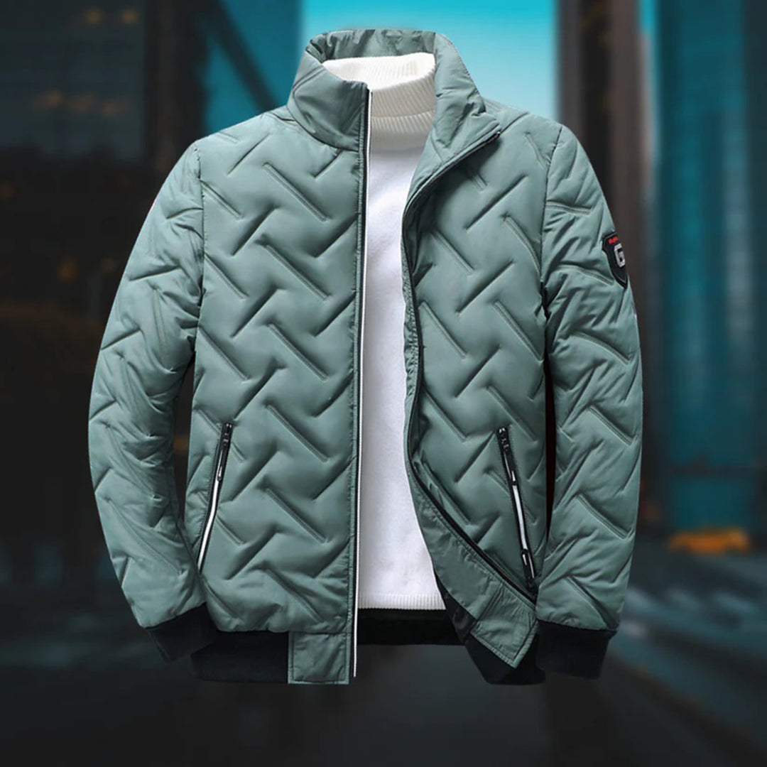 Men’s fashion jacket with plush lining