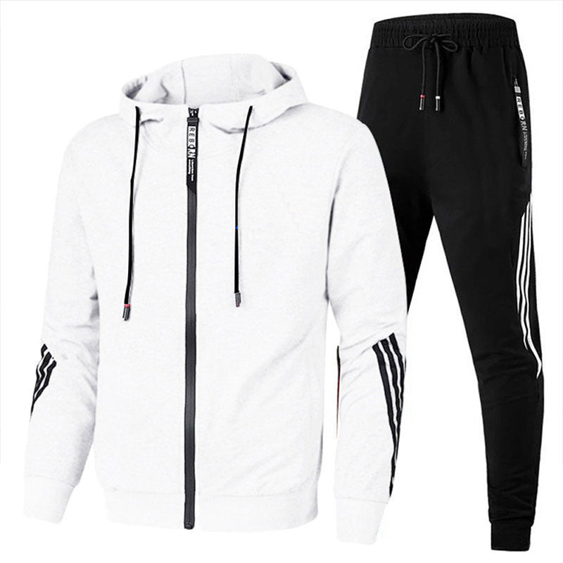 Men’s Zip-Up Tracksuit Set | Sporty Casual Wear