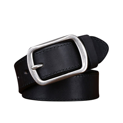 Leather Vintage Belt For Mens Jeans