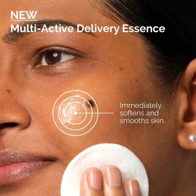 SlimBag Multi-Active Delivery Essence bottle with dropper, showcasing the skincare product against a neutral background.
