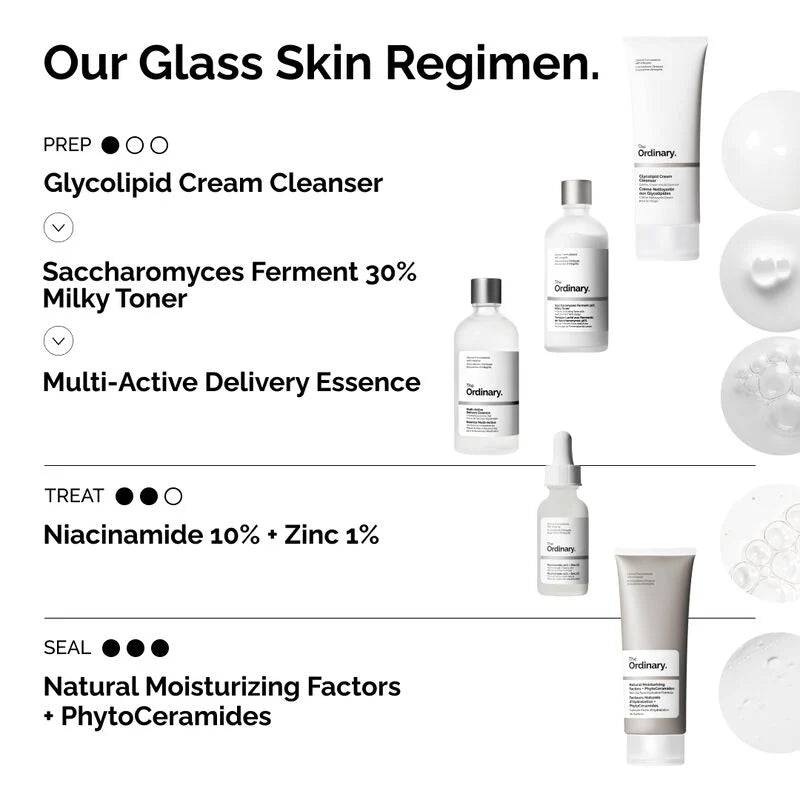 SlimBag Multi-Active Delivery Essence bottle with dropper, showcasing the skincare product for nourishing and revitalizing skin.